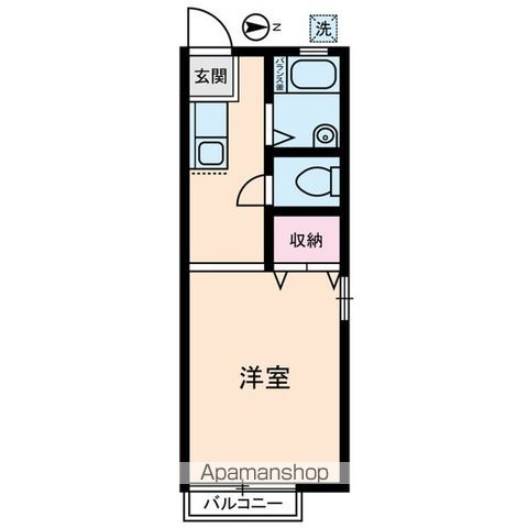 東急田園都市線 駒沢大学駅 徒歩12分 2階建 築40年の間取り写真