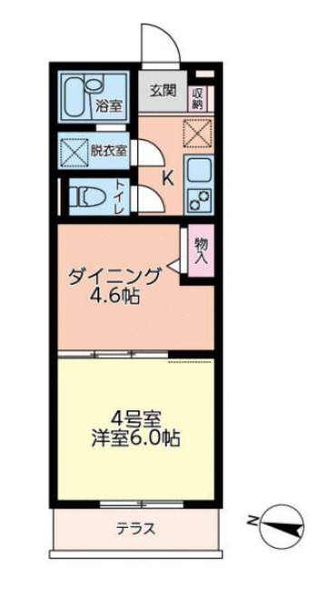 レジデンス平安町の間取り写真