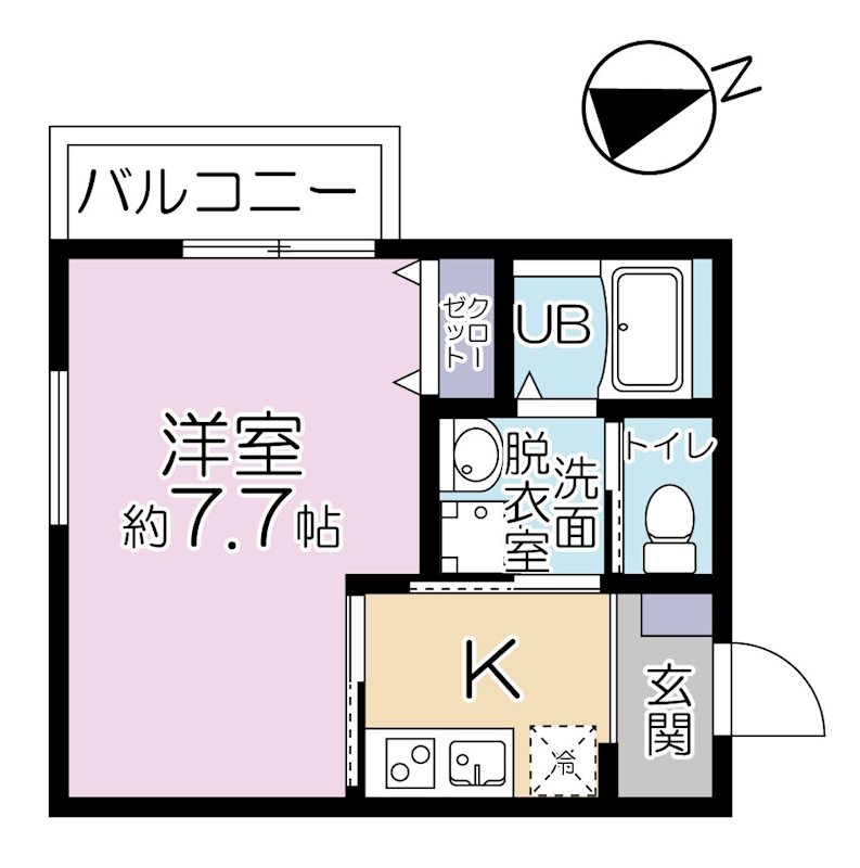 イーグル与野本町 A棟の間取り写真