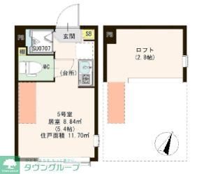 Casa Minamiotsukaの間取り写真