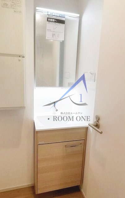 洗面設備　洗面台です。