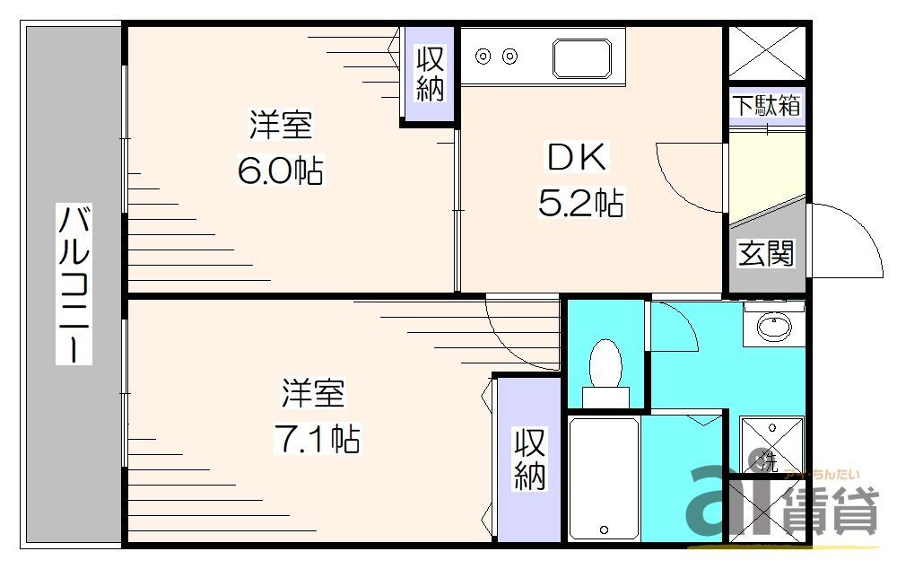 Aifort.立川IIの間取り写真
