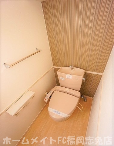 ＪＲ篠栗線 柚須駅 徒歩19分 6階建 築19年のトイレ写真