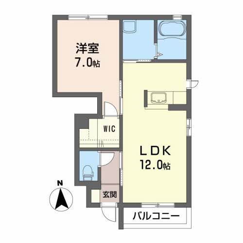 ブルーリサイアの間取り写真