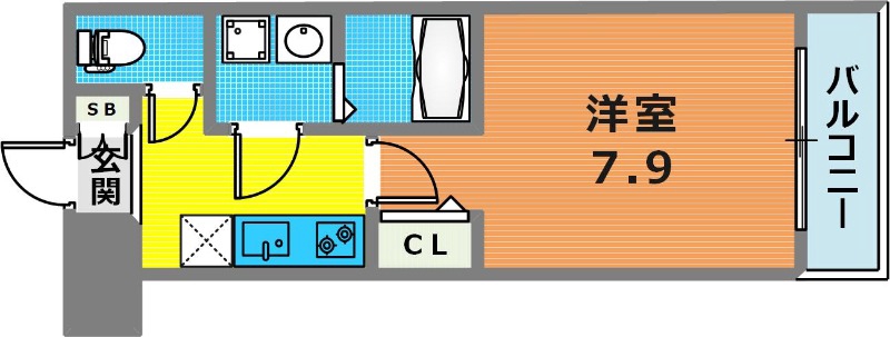 スカイコートパレス駒沢大学IIの間取り写真