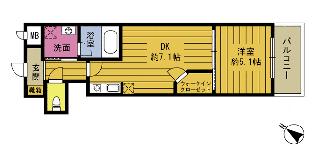 S-FORT大分岩田町の間取り写真