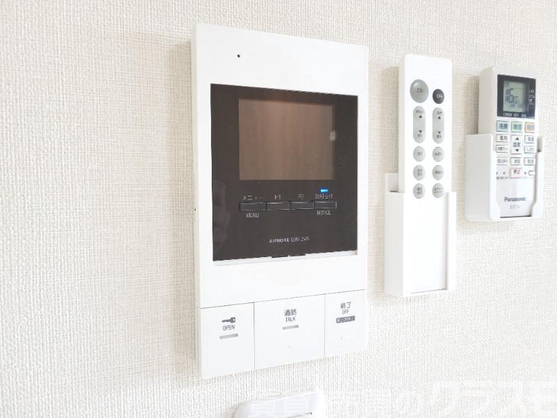 セキュリティ　来訪者が確認できるモニターホン♪