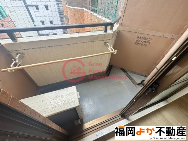 バルコニー　落ち着いた時間を過ごせるバルコニーです