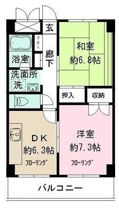 染谷エステートビルの間取り写真
