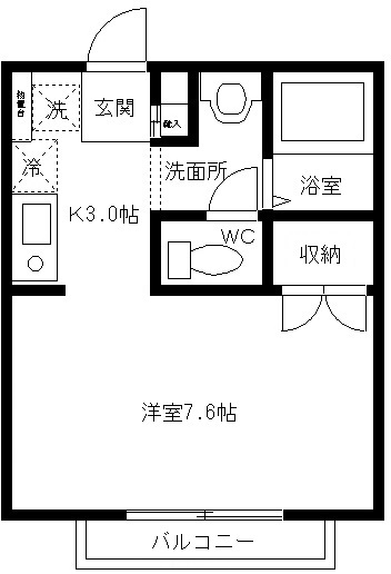 メゾンリヴァージュの間取り写真