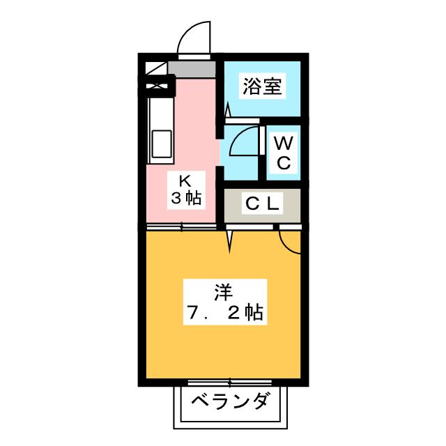 サザンウィング Aの間取り写真