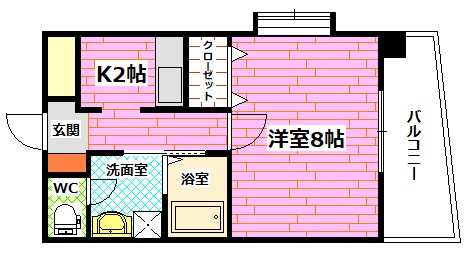 フィオーレジュネスの間取り写真