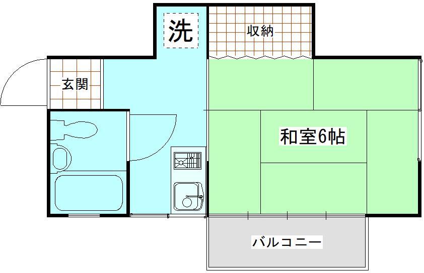 メゾン汐入の間取り写真