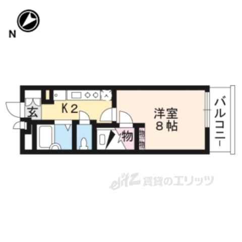 レオパレスルビナスの間取り写真