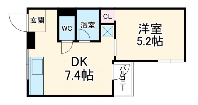 シャトー梅田の間取り写真