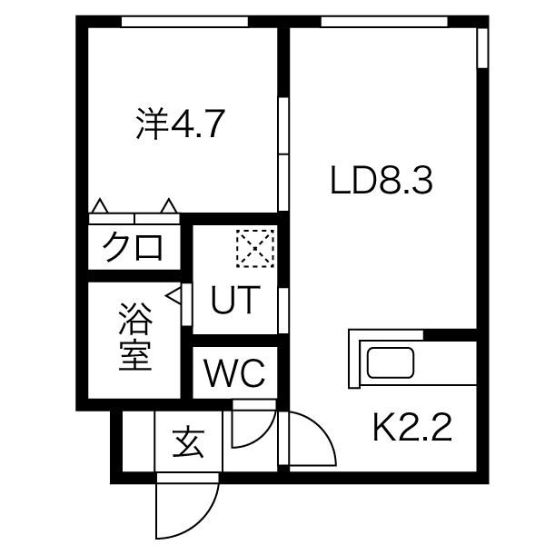 stella fissa shinsapporo(ステラフィッサ新札幌の間取り写真