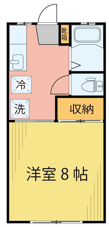 コーポ高昌第二の間取り写真