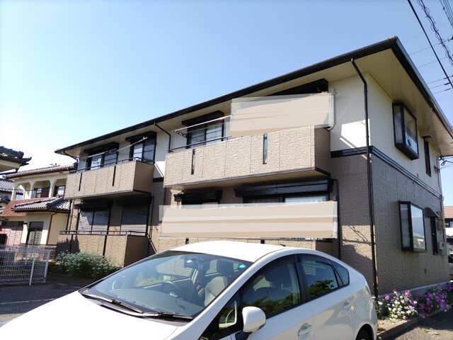建物外観　☆全室角部屋！　２階建て　軽量鉄骨造のアパート☆