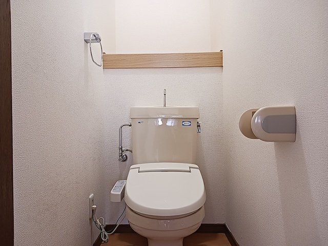 トイレ　ゆったりとした空間のトイレです