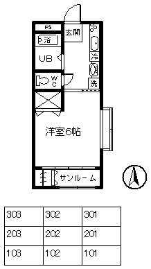 TYハウス玉村II1の間取り