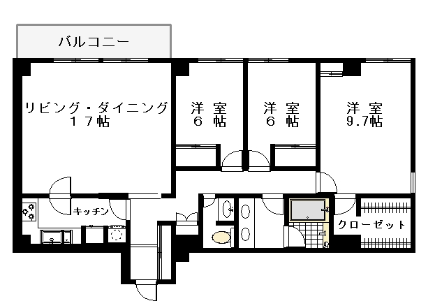 アーケディアヒルズの間取り