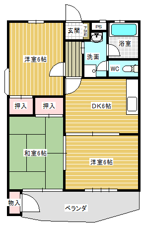 メゾン白梅の間取り