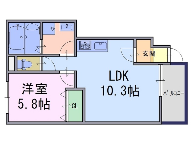 【大和高田市大字池田のアパートの間取り】