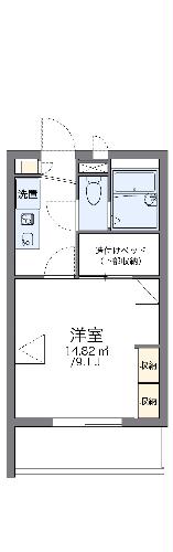 レオパレス虹の松原の間取り