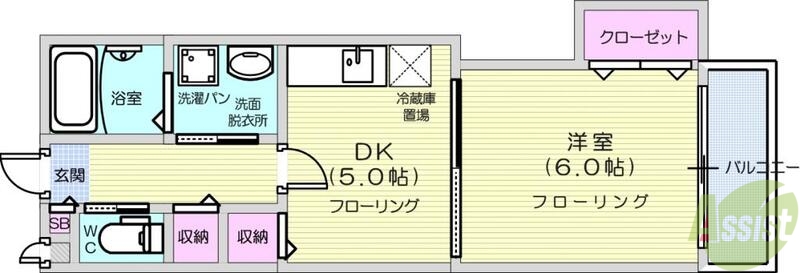 【ベルラ234の間取り】