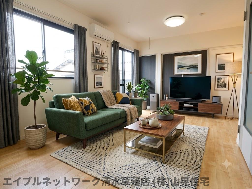 居室・リビング　ゆったり過ごせる居間です