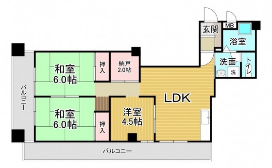 第２吉岡ビルの間取り