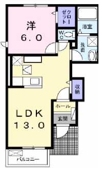 サンシャイン　V番館の間取り