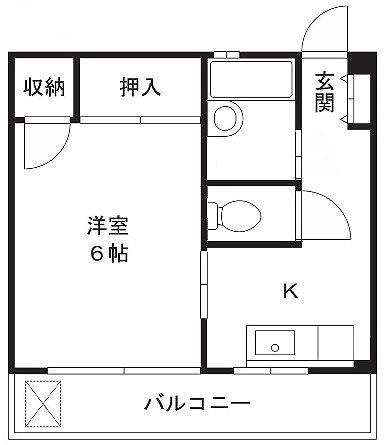 丸岡マンションの間取り