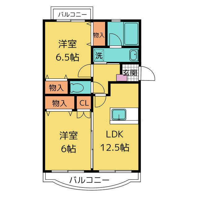 アムール高田の間取り