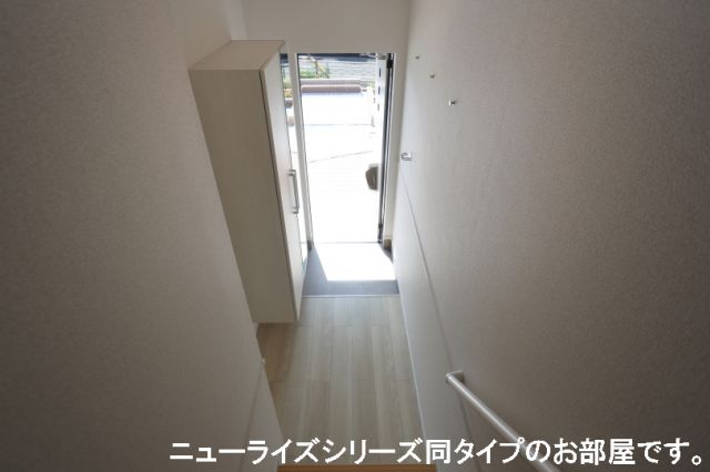 【和歌山市新中島のアパートの玄関】