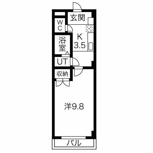 ポレール梅林の間取り