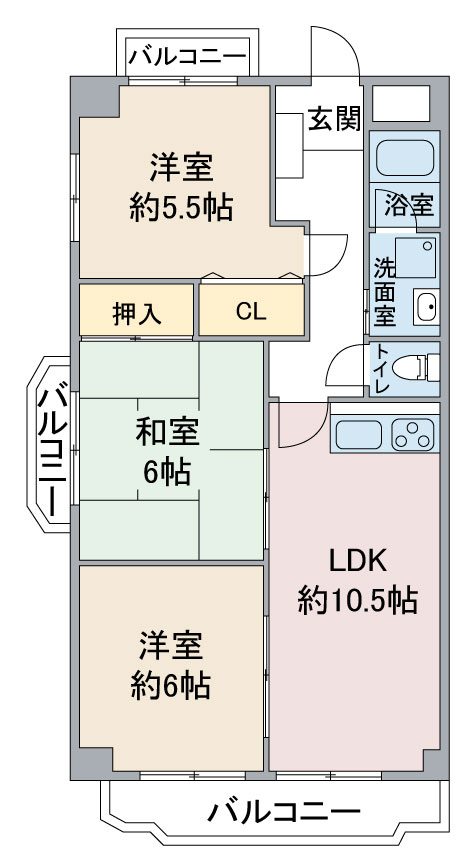 グランシャリオの間取り