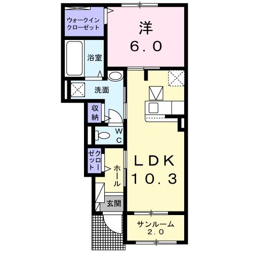 エアリー・グレイスの間取り