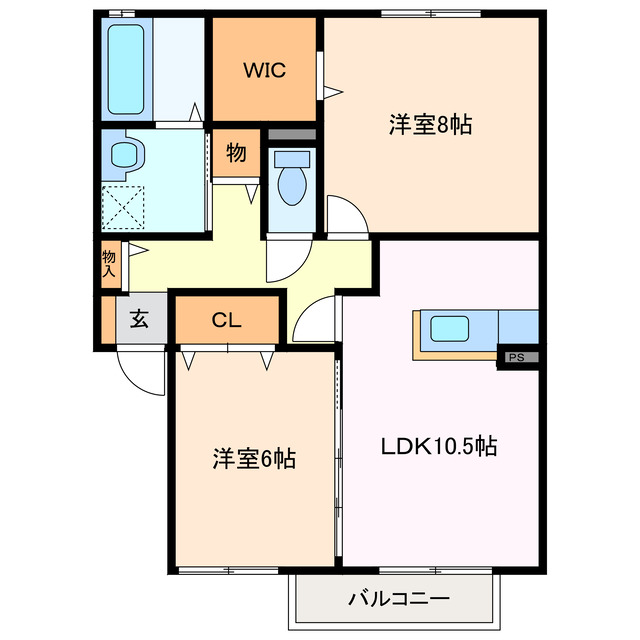 ソレーユ南江島の間取り