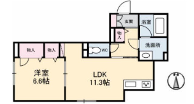 シャーメゾンステージ宇品東の間取り