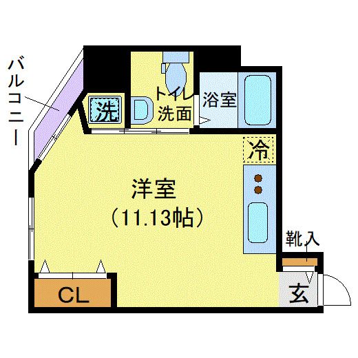 フラワーシティINブラボンの間取り