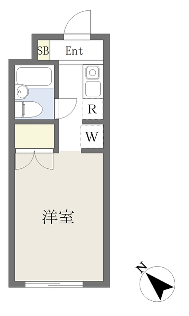 川崎市中原区宮内のマンションの間取り