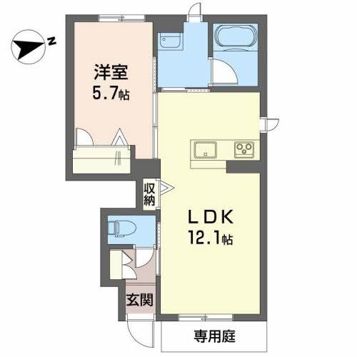 シャーメゾンコタニの間取り