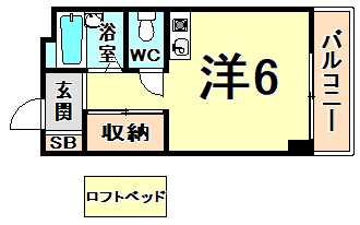 マンション国松の間取り