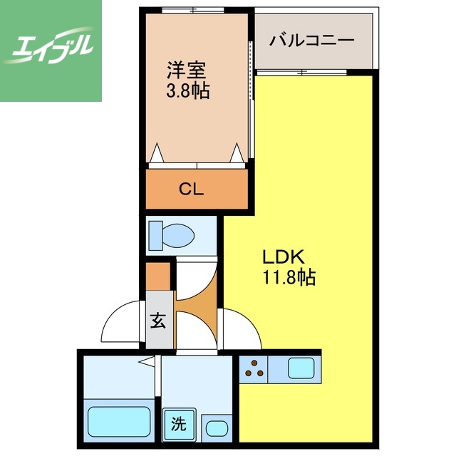 リタリッチ鳥栖壱番館の間取り