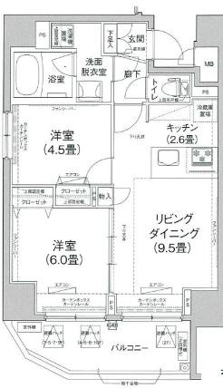 【ルフレ リバーサイド町屋の間取り】