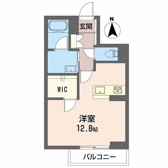 郡山市堤下町のマンションの間取り