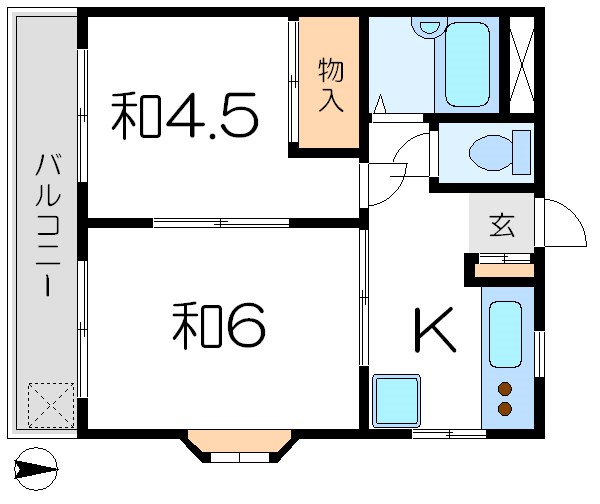 江戸川区南葛西のマンションの間取り