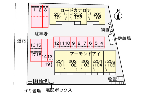 【境港市外江町のアパートのその他】