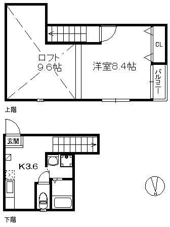 ボーマノワール別府南の間取り